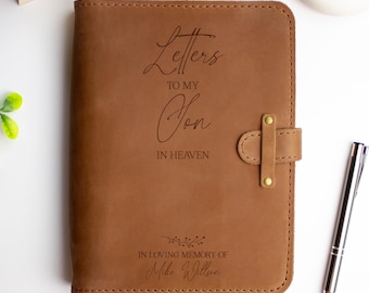 Letters to my Son in Heaven Journal Personalized Loss of Son Grief Notebook Loss of Daughter Sympathy Bereavement Gift for Grieving Parent