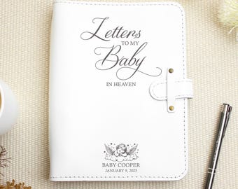 Letters to My Baby in Heaven Grief Journal Loss of Baby Condolence Gift Miscarriage Gift for Mom Stillborn Memorial Gift Pregnancy Loss Gift