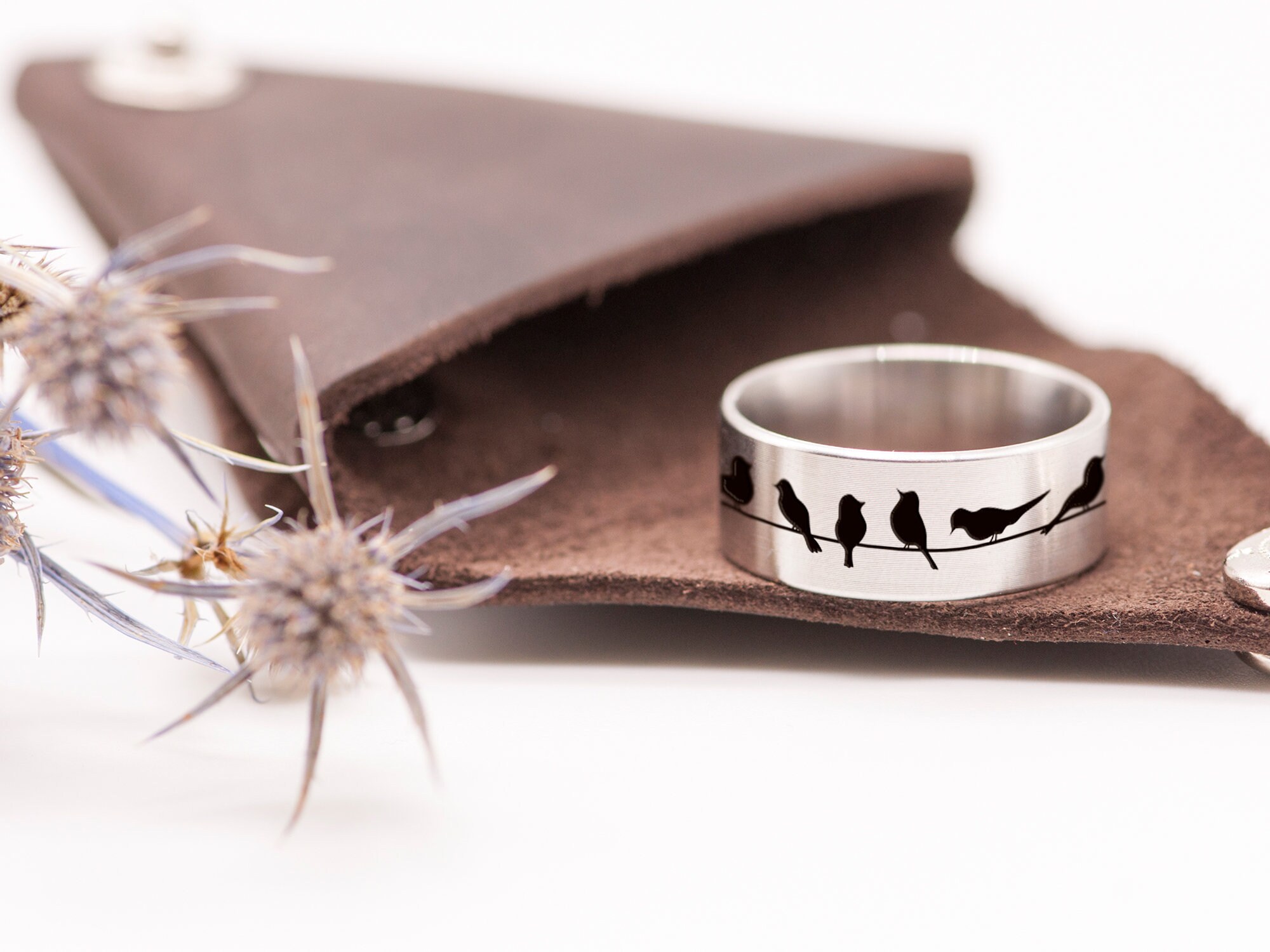 Birds ring personalized jewelry inspiration ring 8mm Etsy