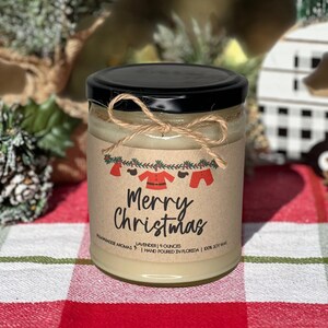 Merry Christmas | Holiday Gift | Holiday Candle | Birthday Gift | Christmas Gift | Funny Candle | Candle Gift | Home For Christmas