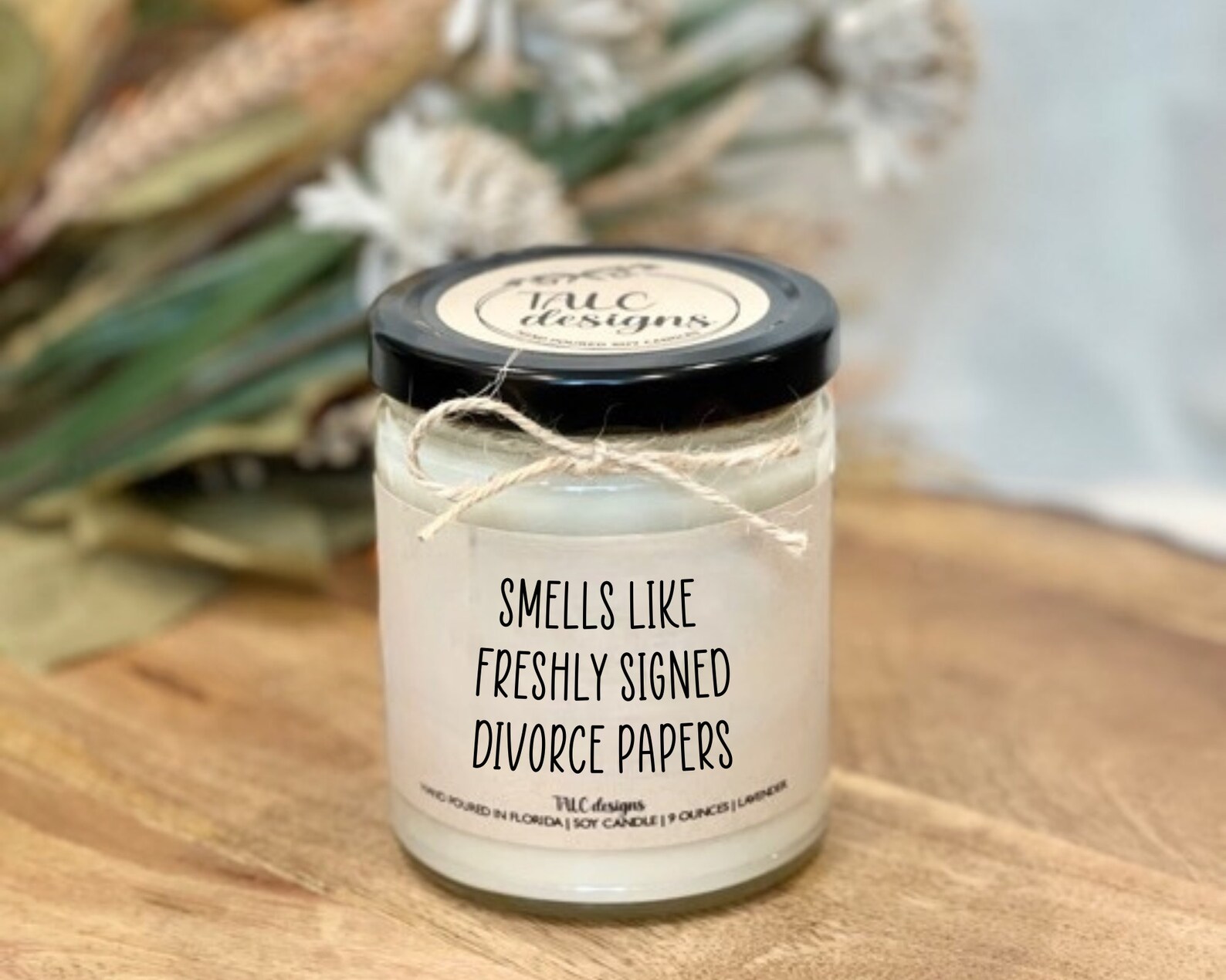Smells Like Freshly Signed Divorce Papers Candle Divorce Etsy