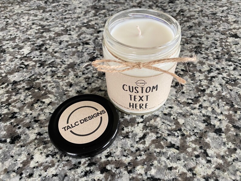 Custom Candle Christmas Gift Birthday Gift Custom Gift Etsy