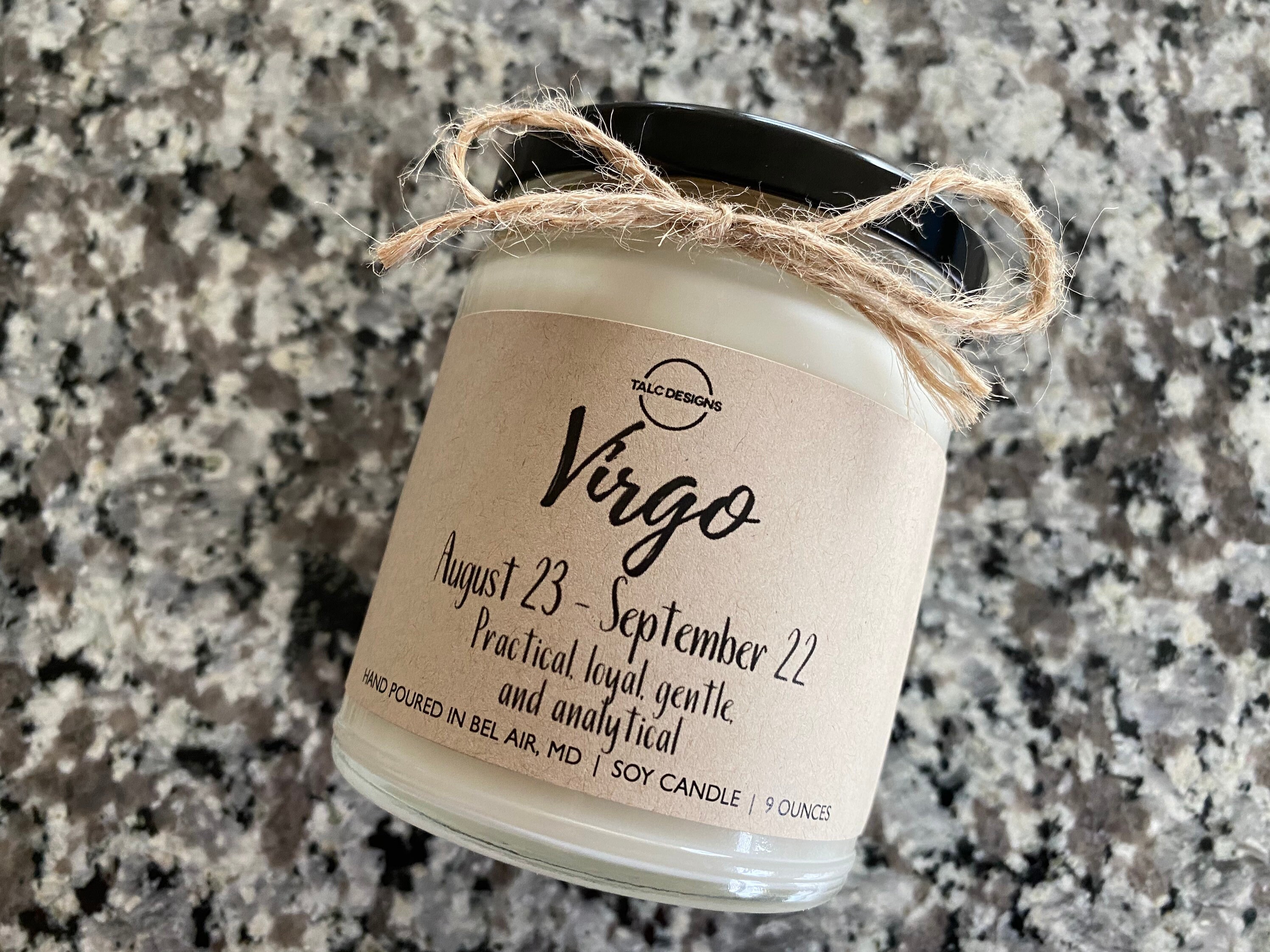 Virgo Candle Birthday Gift Gift for Friend Gift for Her Etsy