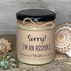 Funny Apology Candle: I&#39;m Sorry Gift