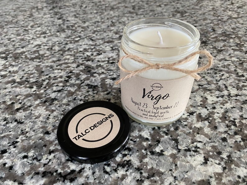 Gift For Her Astrology Candle Virgo Candle Gift For Him Funny Candle Horoscope Candle Gift For Friend Birthday Gift