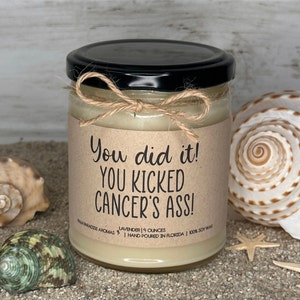 You Kicked Cancers Ass | Cancer Warrior | Gift For Friend | Cancer Fighter | Last Day Of Chemo Gift | Cancer Survivor | Cancer Gift
