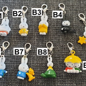 Miffy, Stitch Markers, Knitting Markers, Knitting Pens, Pendants, Stitch Counter,Pendants