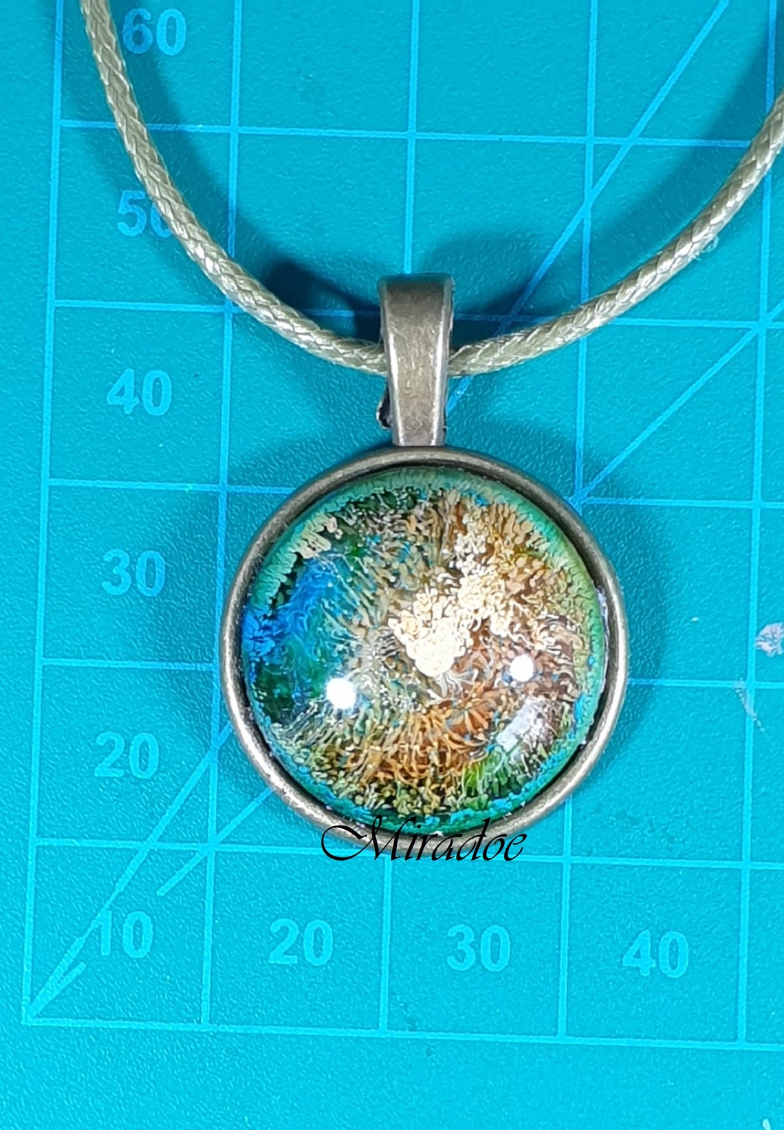 Epoxy Jewelry Pendant With Alcohol Ink Epoxy Resin Handmade Etsy