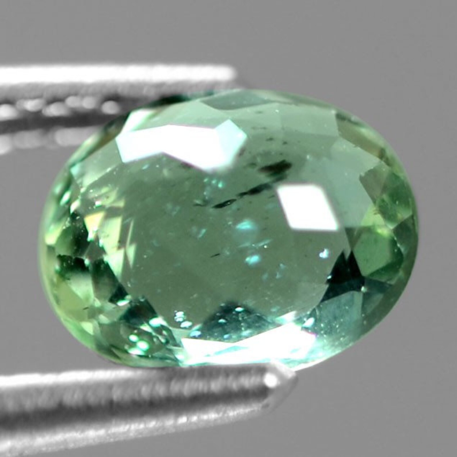 1.34 CT Apatite Natural Gemstone color verde 7x5mm Earthmined Etsy