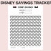 Disney Savings Tracker PDF Printable Disney Fund Disney | Etsy