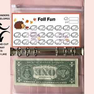 May include: Printable Fall Fun tracker with a hedgehog theme. The tracker has 25 spaces to color in, a goal section, and the text "Fall Fun".