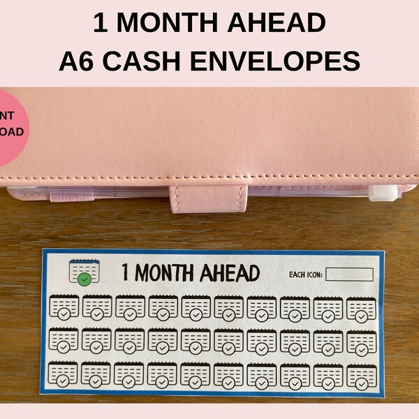 Month Ahead Budget Binder Etsy Month Ahead Budget Binder Etsy