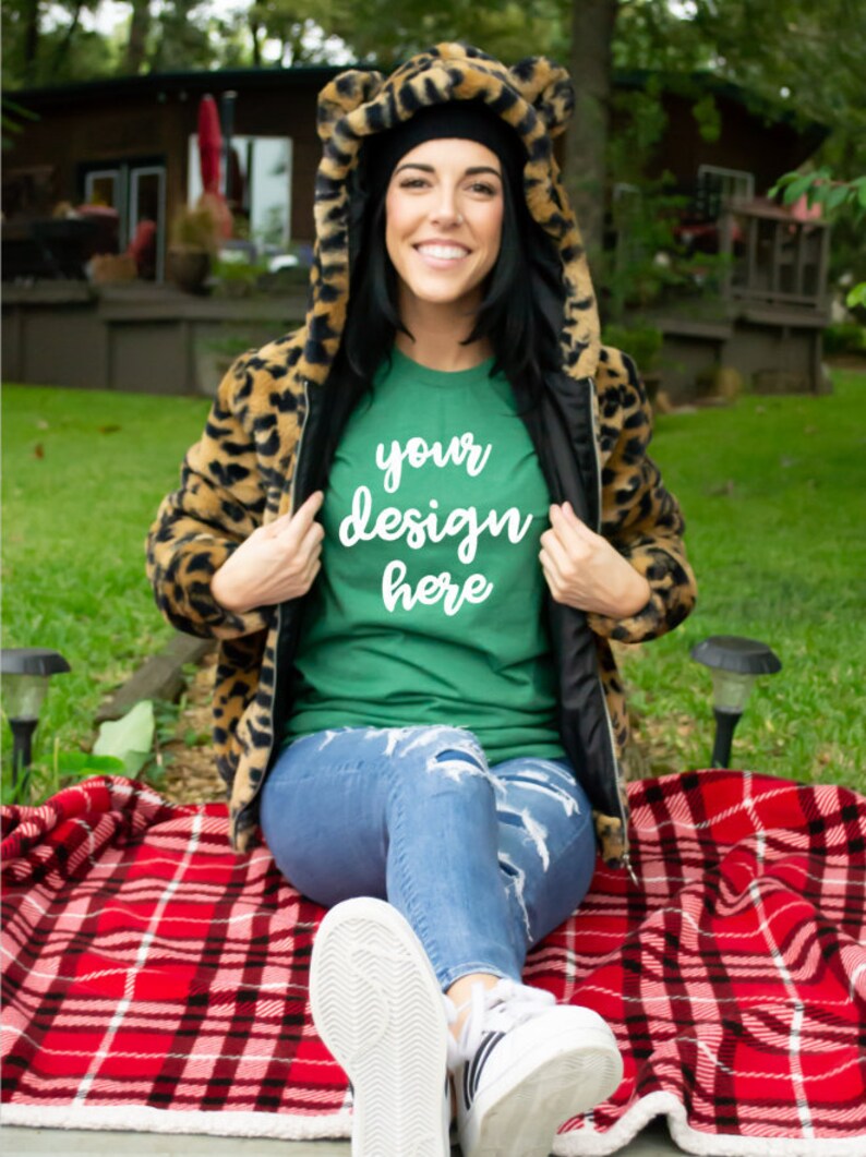 heather green bella canvas