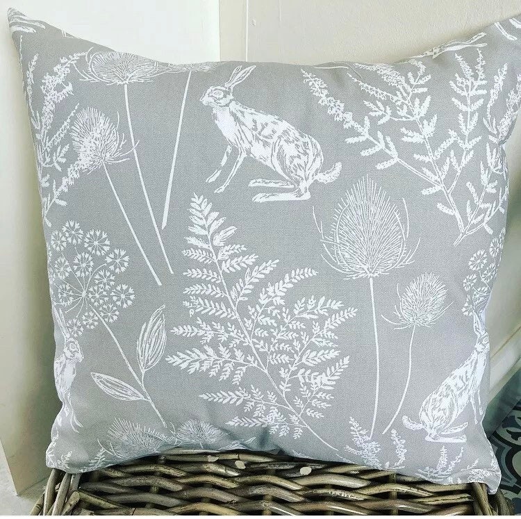 Handmade Dunelm Exclusive Grey Kielder 16 Cushion Cover Etsy