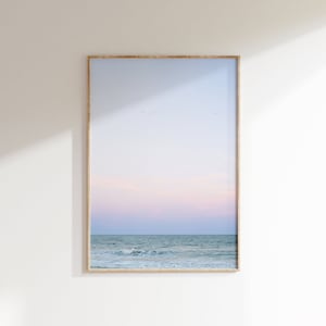 North Carolina Beach At Sunset | Travel Photography Print | Romantic Print | Beach Art | Sunset Wall Art | Soothing Wall Art