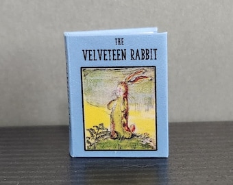 The Velveteen Rabbit - Handmade 1:12 Miniature Book