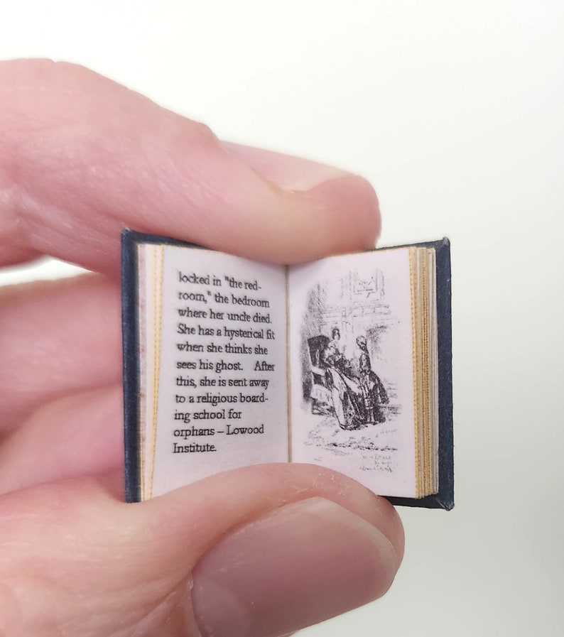 Jane Eyre Handmade 1:12 Miniature Book image 4