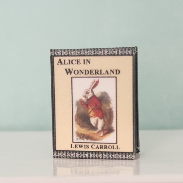 Alice in Wonderland - Handmade 1:12 Miniature Book