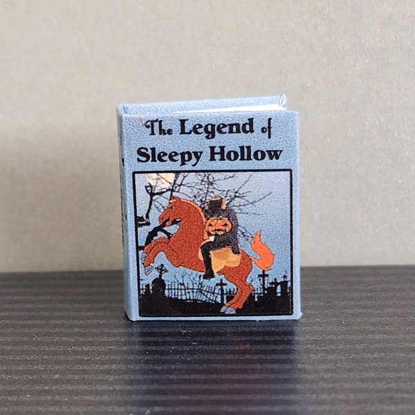 The Legend of Sleepy Hollow - Handmade 1:12 Miniature Book