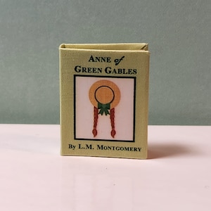 Anne of Green Gables - Handmade 1:12 Miniature Book