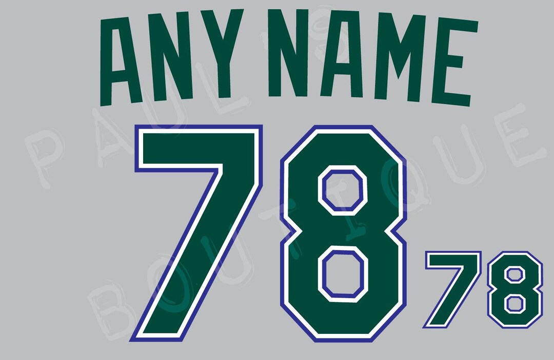 Last Rays Hand Lettering Tampa Bay Rays Lettering Kit for an Authentic Vintage Road Jersey - ANY ...