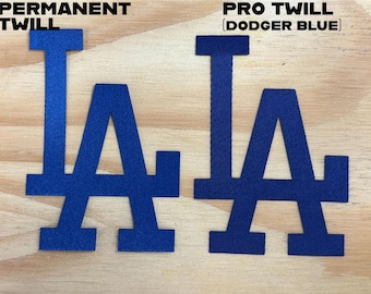 Los Angeles Dodgers "LA" Sleeve Logo/Patch - Pro twill or Heat press option