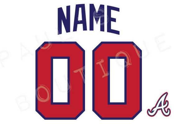 youth personalized braves jersey