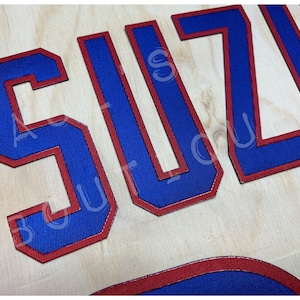 Custom Chicago Cubs Lettering Kit for an Authentic, Replica, Youth or Toddler Home Jersey - ANY NAME & NUMBER image 8