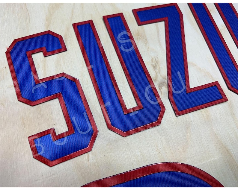 Custom Chicago Cubs Lettering Kit for an Authentic, Replica, Youth or Toddler Home Jersey - ANY NAME & NUMBER image 8