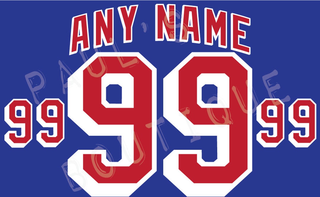 Ny Rangers Lettering Kit New York Rangers Lettering Kit for an Authentic, Replica or Youth Dark ...