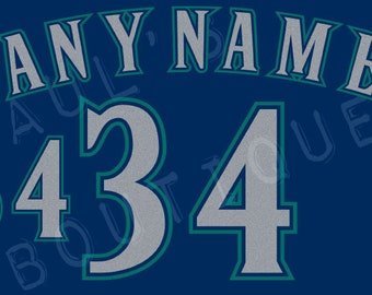 Seattle Mariners Lettering Kit for an Authentic Alternate Home | Etsy