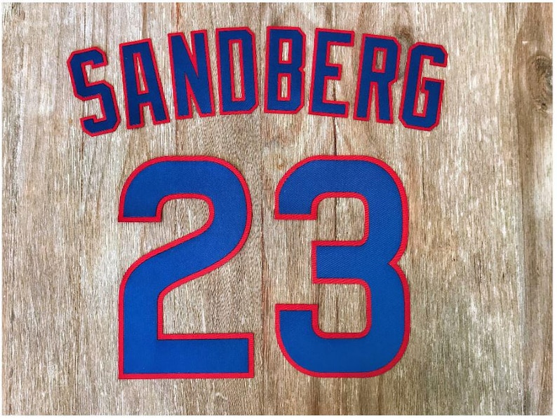 Custom Chicago Cubs Lettering Kit for an Authentic, Replica, Youth or Toddler Home Jersey - ANY NAME & NUMBER image 2
