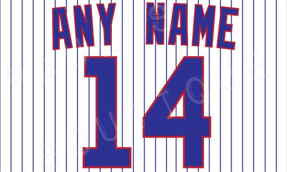 Jersey Lettering