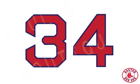 Boston Red Sox Lettering Kit for an Authentic Replica or 