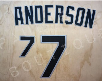 Chicago White Sox Lettering Kit for an Authentic Home 2023