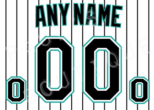 Men's Florida Marlins Majestic White/Teal 1996 Turn Back the Clock  Authentic Team Jersey