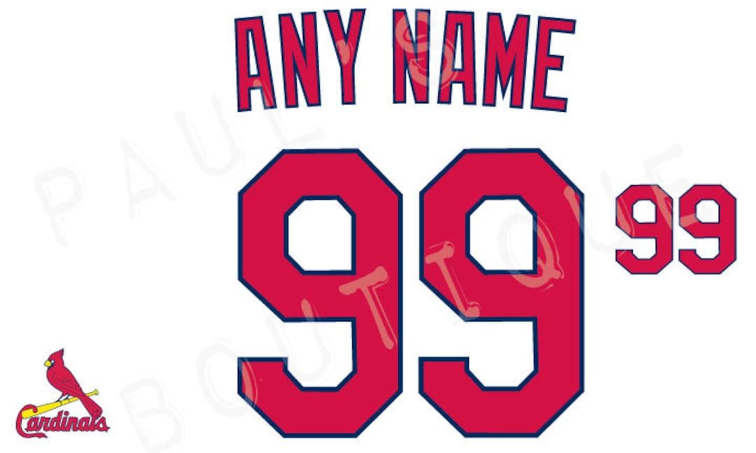 St. Louis Cardinals Custom Number And Name AOP MLB Hoodie Long