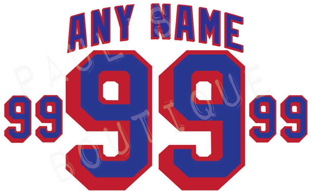 Ny Rangers Lettering Kit New York Rangers Lettering Kit for an Authentic, Replica or Youth White ...