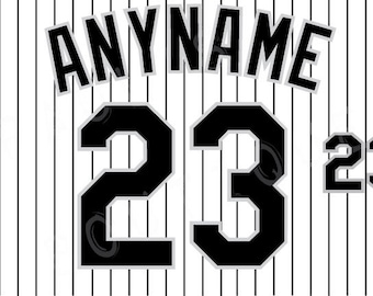Chicago White Sox Lettering Kit for an Authentic Home 2023