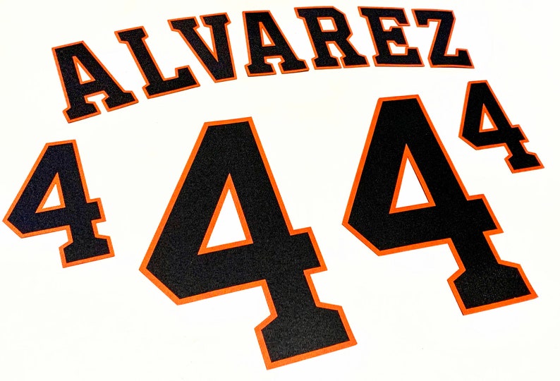 Houston Astros Lettering Kit for an Authentic Navy Jersey Etsy