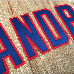 Custom Chicago Cubs Lettering Kit for an Authentic, Replica, Youth or Toddler Home Jersey - ANY NAME & NUMBER image 7