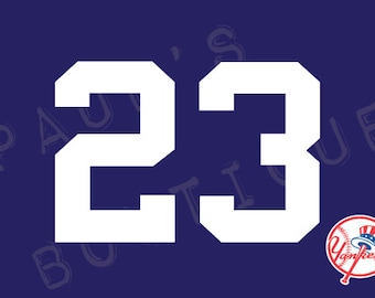 New York Yankees Lettering Kit for an Batting Jersey - ANY NUMBER