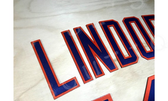 PaulsBoutiqueUS Lindor #12 New York Mets Lettering Kit for An Authentic Home or Road Jersey