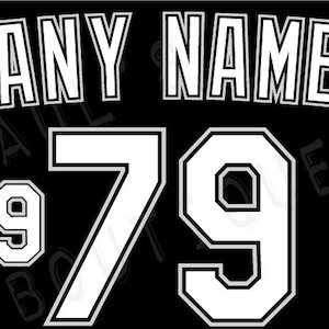 Chicago White Sox Lettering Kit for an Authentic Alternate Black 2023 Jersey - ANY NAME & NUMBER