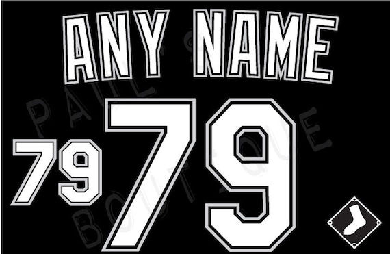 Chicago White Sox Lettering Kit for an Authentic Alternate 