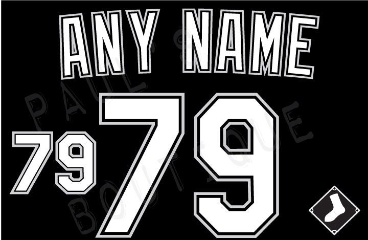 Men's Chicago White Sox - Custom Black SouthSide Jersey