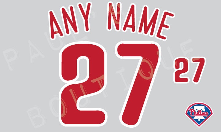 Philadelphia Phillies Replica Personalized Home Jersey