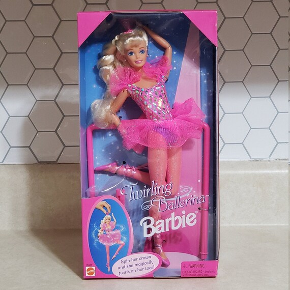 twirling ballerina barbie