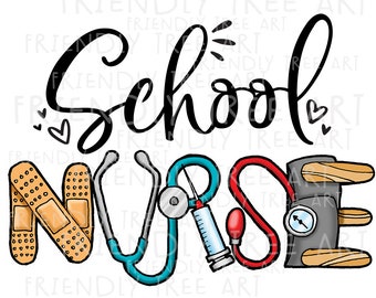 School nurse clipart | Etsy