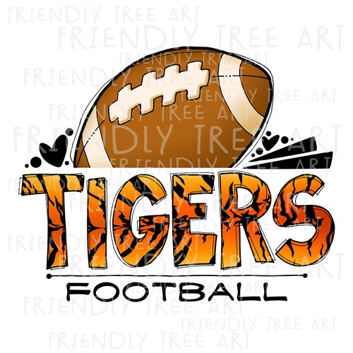 Tigers Football Png Png Files for Sublimation Printing - Etsy